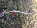 WS = A overall view of the downed HF6V Vertical